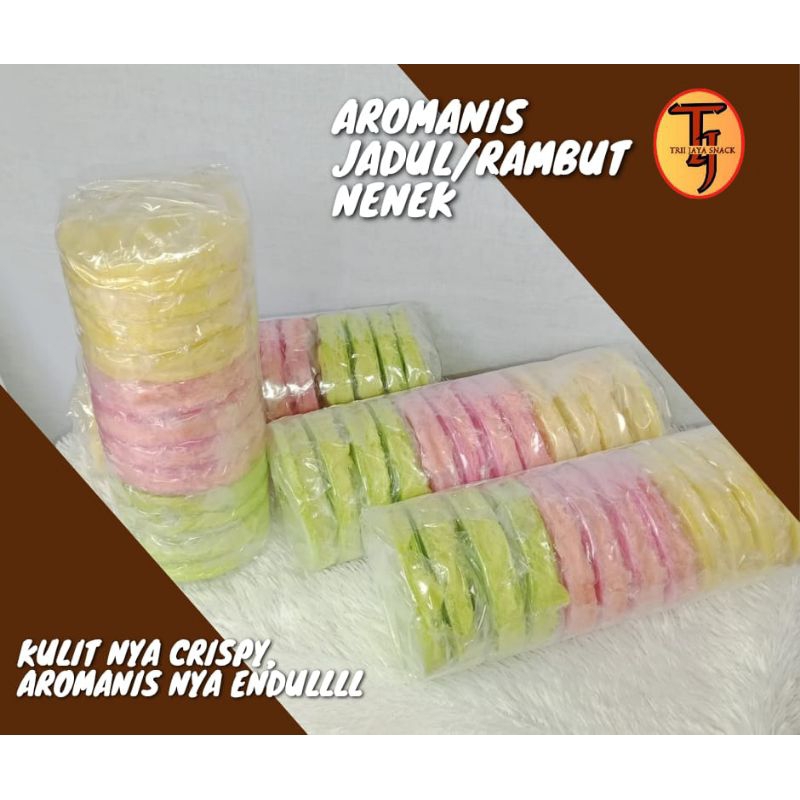 

Aromanis jadul / Rambut nenek. ukuran jumbo 1bks isi 12pcs