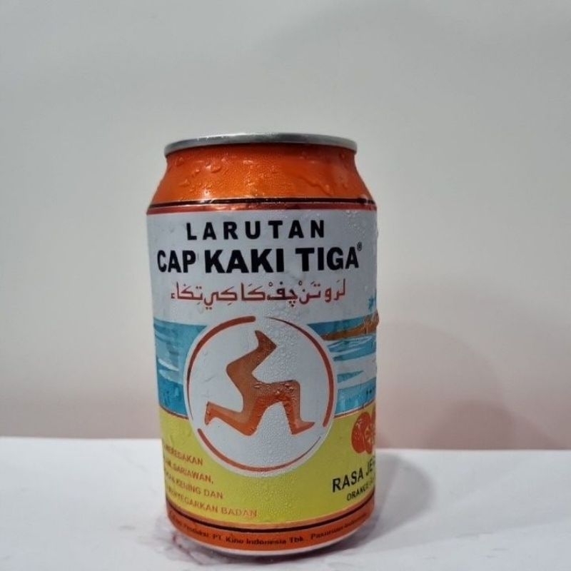 

Larutan Cap kaki tiga rasa jeruk 320ml