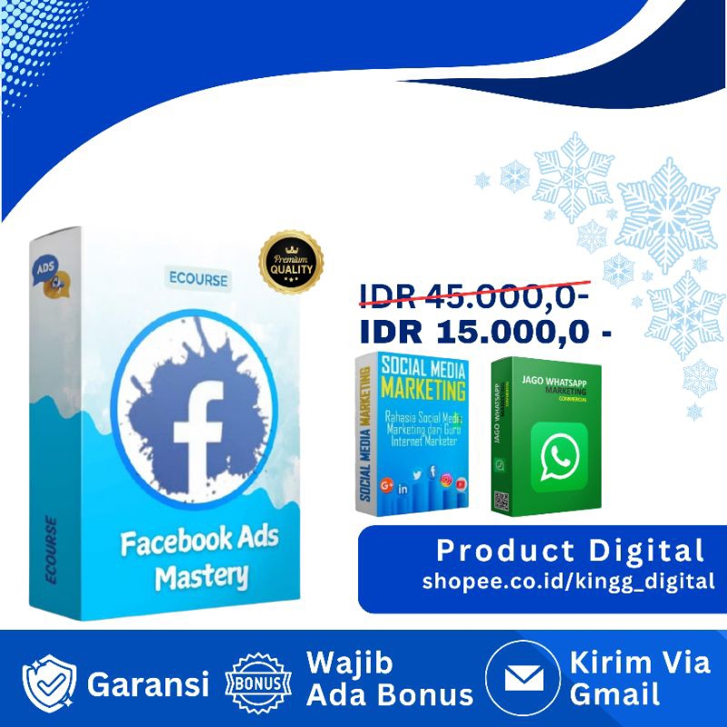 E-COURSE FACEBOOK ADS | BONUS EKSLUSIF