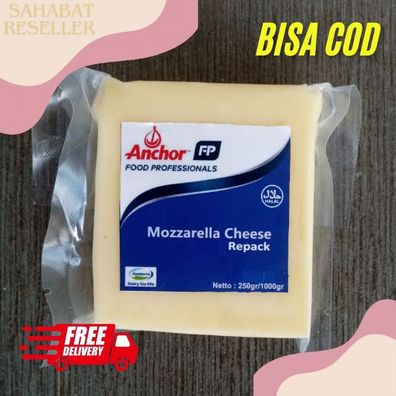 

Keju Mozarella Anchor 250 Gram Repack