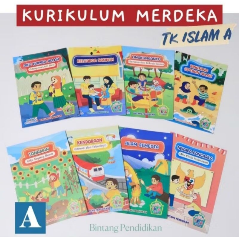 Buku Paket Kurikulum Merdeka Untuk TK ,PAUD Dan RA