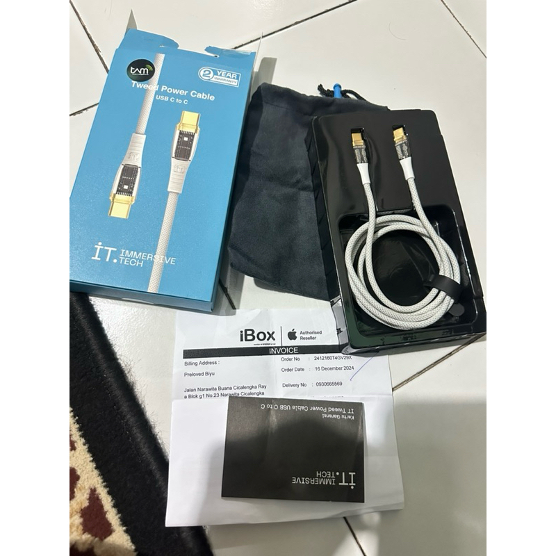 kabel charger iphone original TAM usb c to c