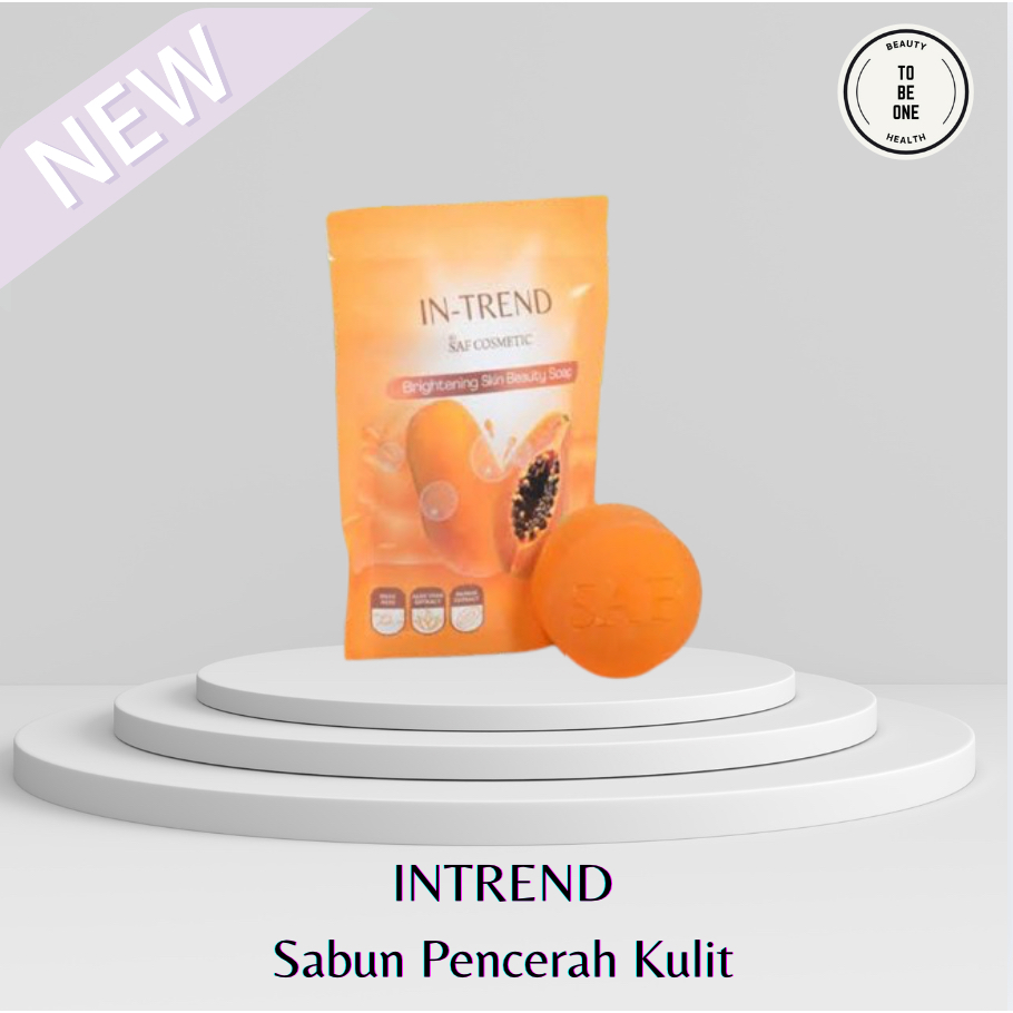 INTREND Sabun by Saf Cosmetic Sabun Untuk Mencerahkan Kulit Menutrisi Kulit Memutihkan Kulit 100% OR