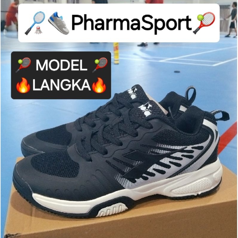 Diadora FLAME Sepatu Tennis Original Bulutangkis Badminton Tenis Shoe