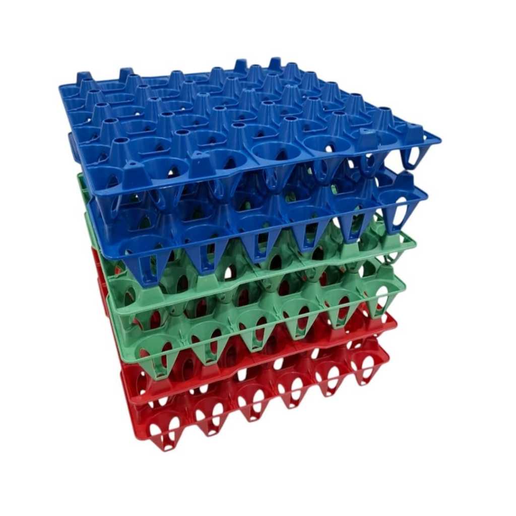 ( 6Pcs ) Eggtray Plastik /Egg Tray/Tempat Telur/Wadah Telur/Egg Tray/Alat Ternak Ayam