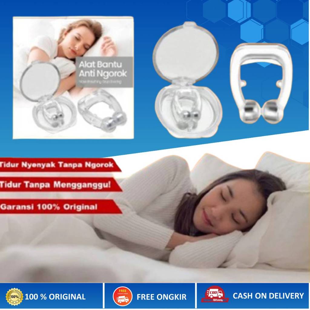 Alat Anti Ngorok Magnetic Dan Dengkur Pernafasan Hidung Saat Tidur Original Free Magnet Nosepclis