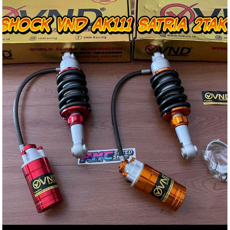 Shock Vnd ak111 pro satria 2tak / Shock tabung satria 2tak Vnd ak111 original klik fungsi