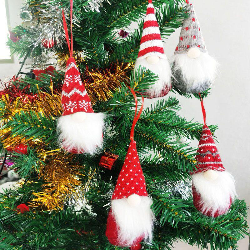 Gantungan boneka GNOME pohon natal/gantungan pohon natal gnome / boneka santa