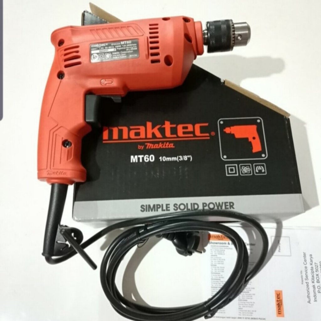 TERMURAH Maktec Mesin Bor Listrik 10mm MT60 MT 60 Putaran Bolak Balik