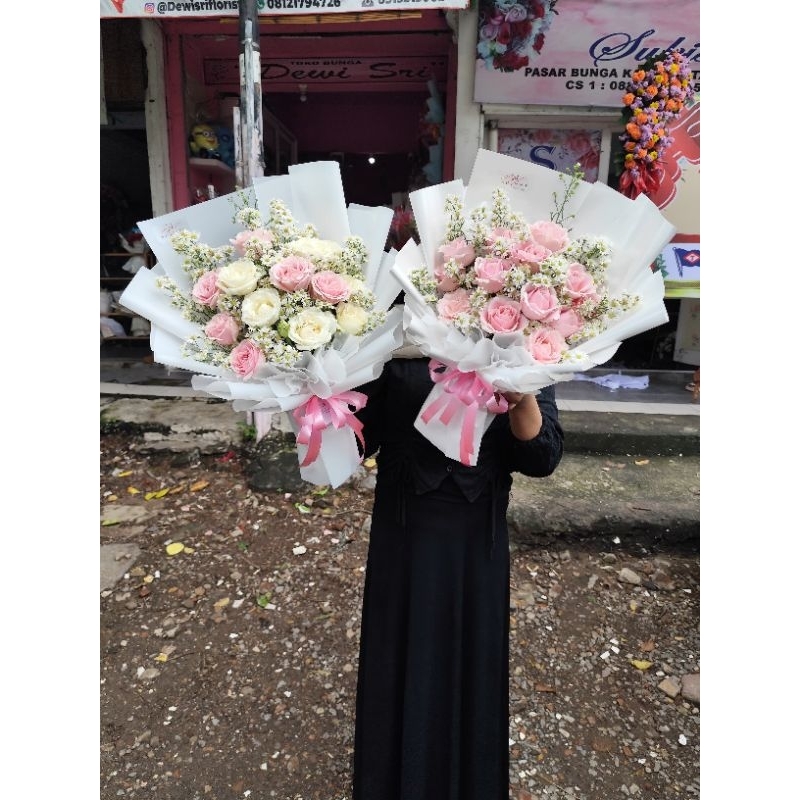 MIA BOUQUET/BUKET BUNGA (FRESH) SURABAYA | BUNGA ASLI