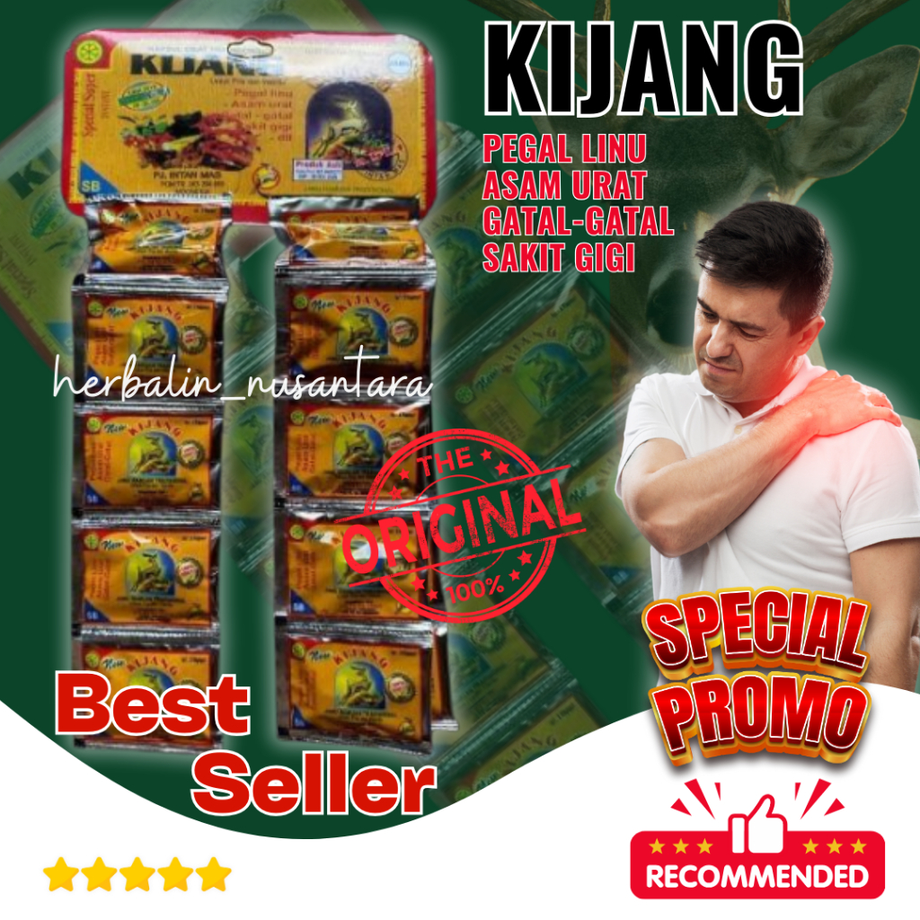 

Kijang Kapsul Asam Urat 20 Sachet