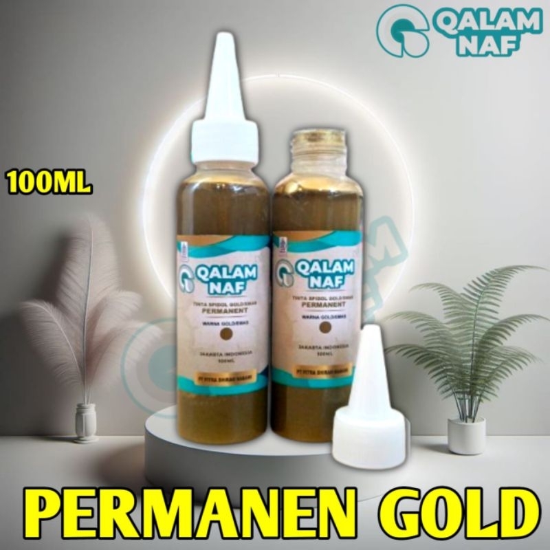 

Tinta Gold Permanen Qalamnaf 100ml