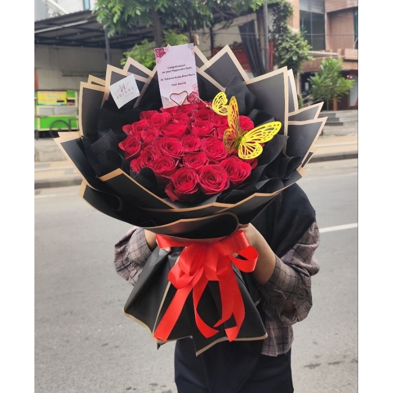 LIYANI BUKET KOREAN STYLE/BUKET LUCU SURABAYA/BUKET BUNGA ASLI SURABAYA