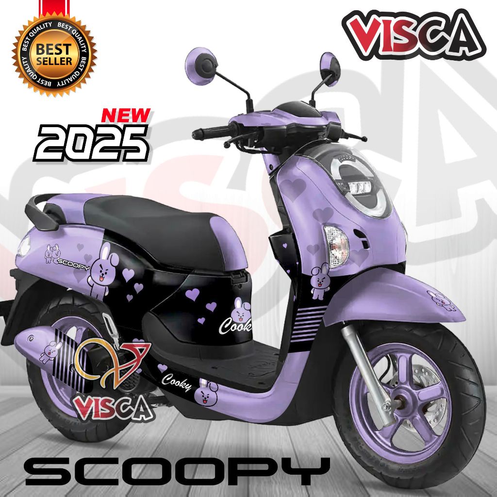 Decal Scoopy Full Body 2025 Stiker Scoopy Lagi Viral 2025 Decal Scoopy Full Body 2025 Striping Scoop