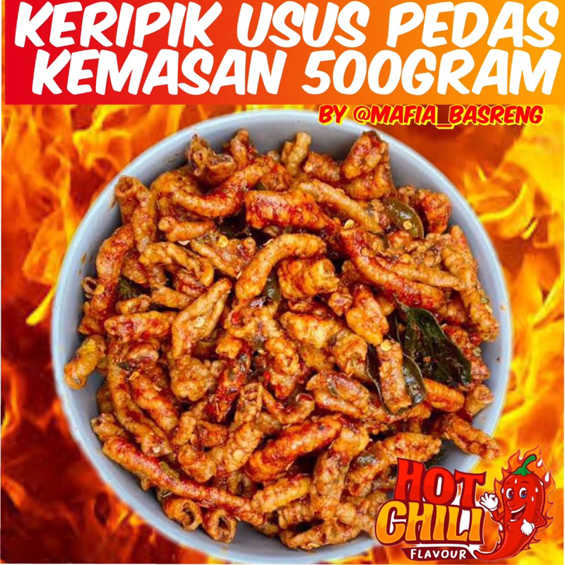 

Keripik usus daun jeruk 500gram