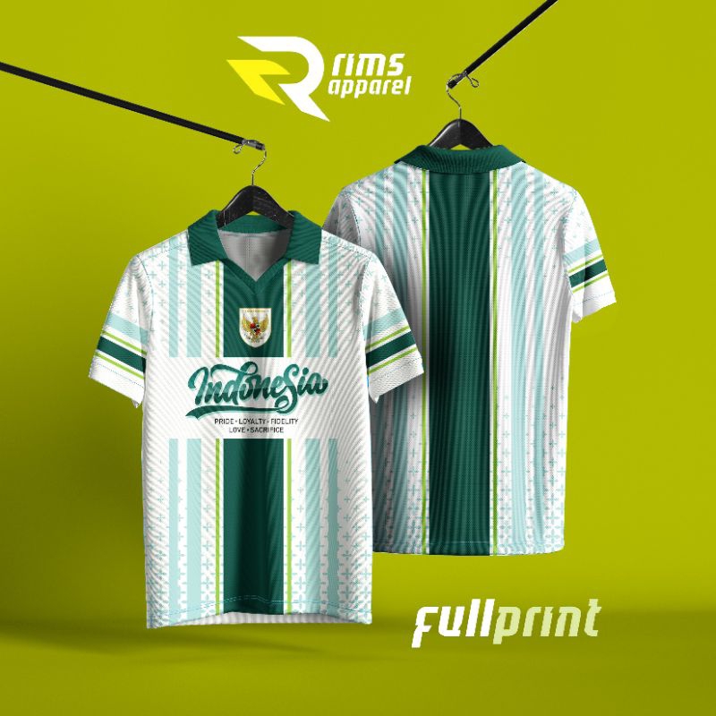 JERSEY TIMNAS INDONESIA RETRO VINTAGE / Jersey timnas retro/ Jersey bola / Jersey casual / Jersey ti