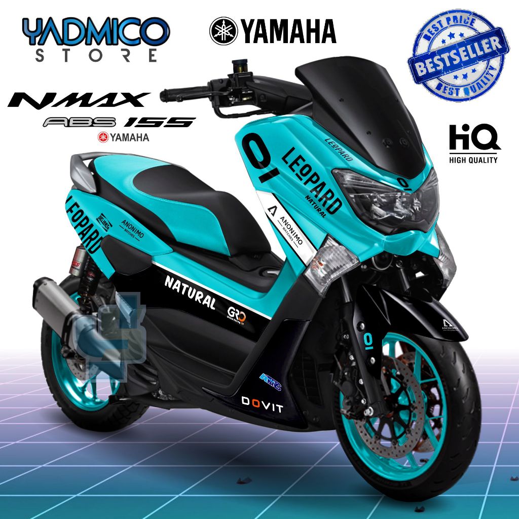 Decal Nmax Old Full Body - Stiker Motor Nmax Old Full Body - Dekal Hologram Nmax Lama Full Body - St