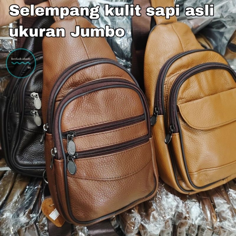 Tas selempang pria kulit tas selendang pria kulit sapi