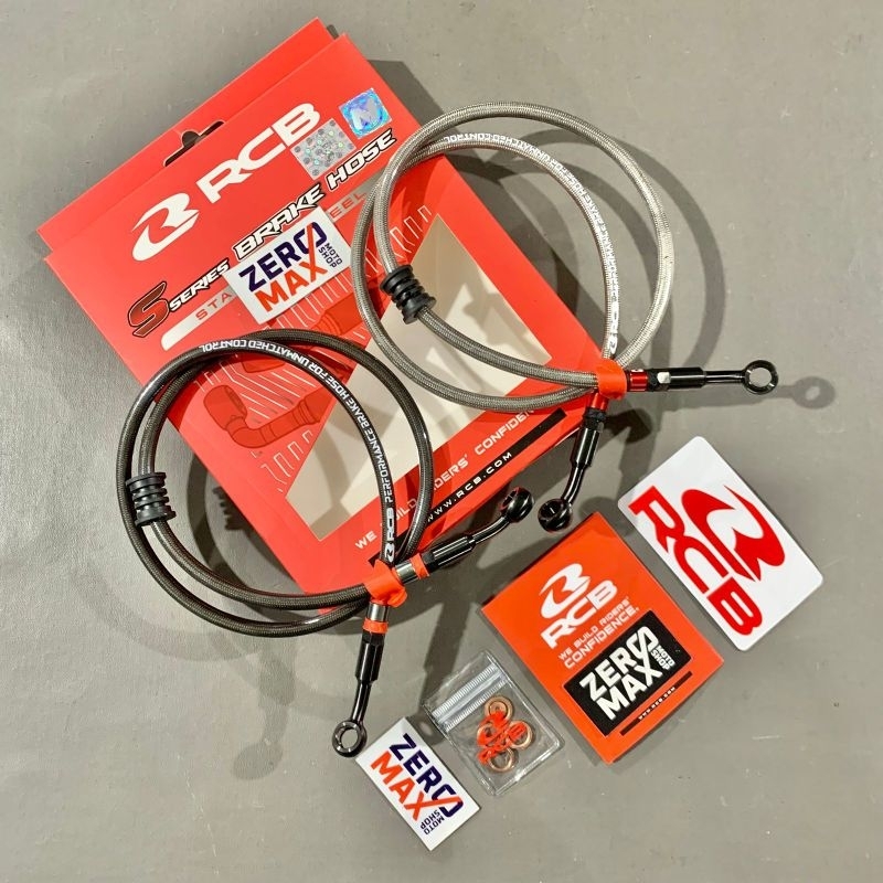 Selang Rem Depan RCB Racing Boy S Series 100cm 100 cm Aerox 155 Old NON ABS 2017-2020 All New Aerox 