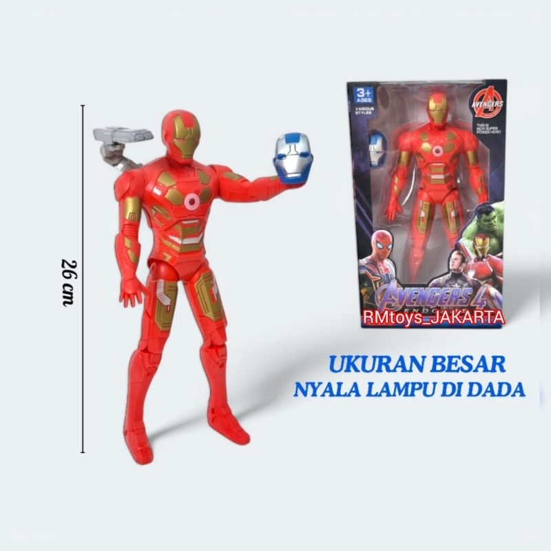 Mainan Avengers Ukuran Besar Tinggi 26cm ST3-375 Mainan Robot Avengers