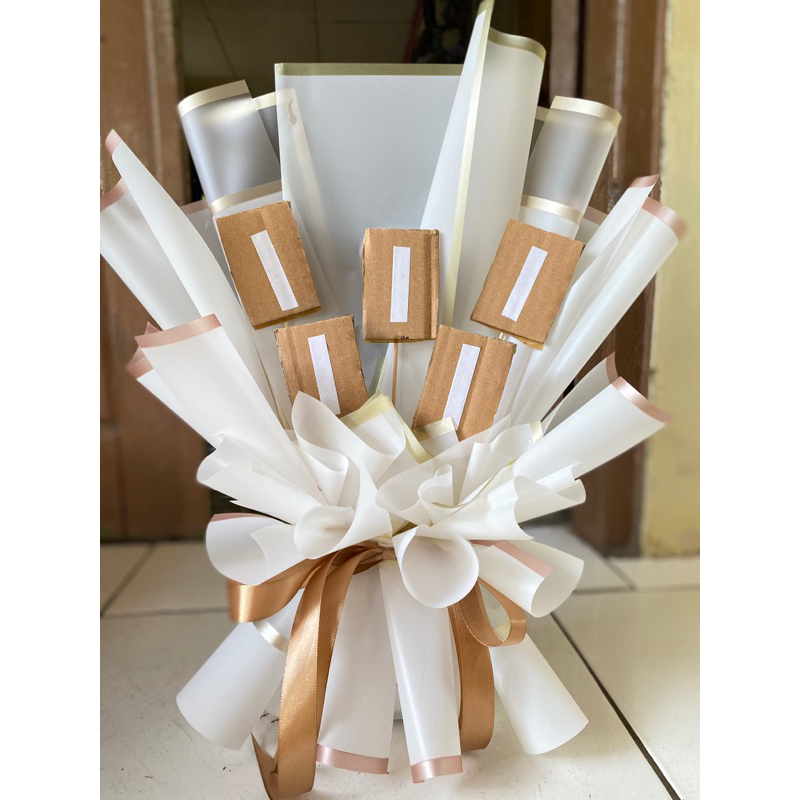 kerangka buket snack, isi sendiri kosongan boquet untuk wisuda ulang tahun perpisahan sempro sidang