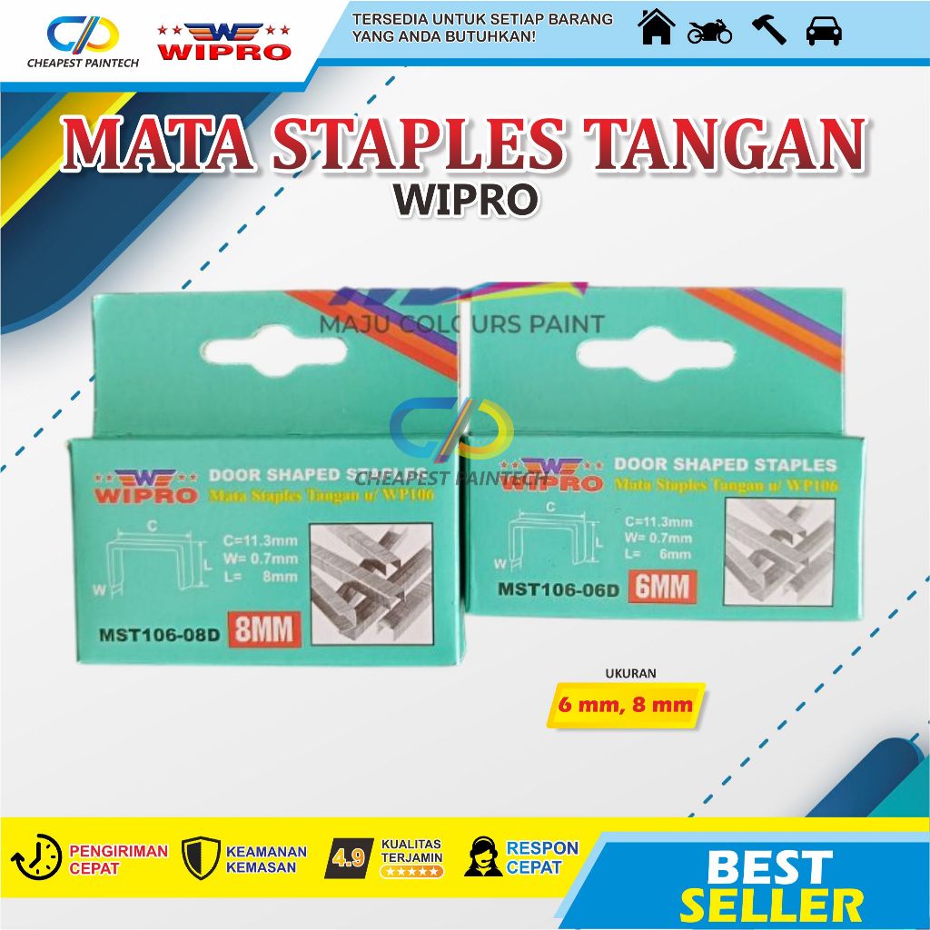 

WIPRO MATA STAPLES TANGAN 6 DAN 8mm