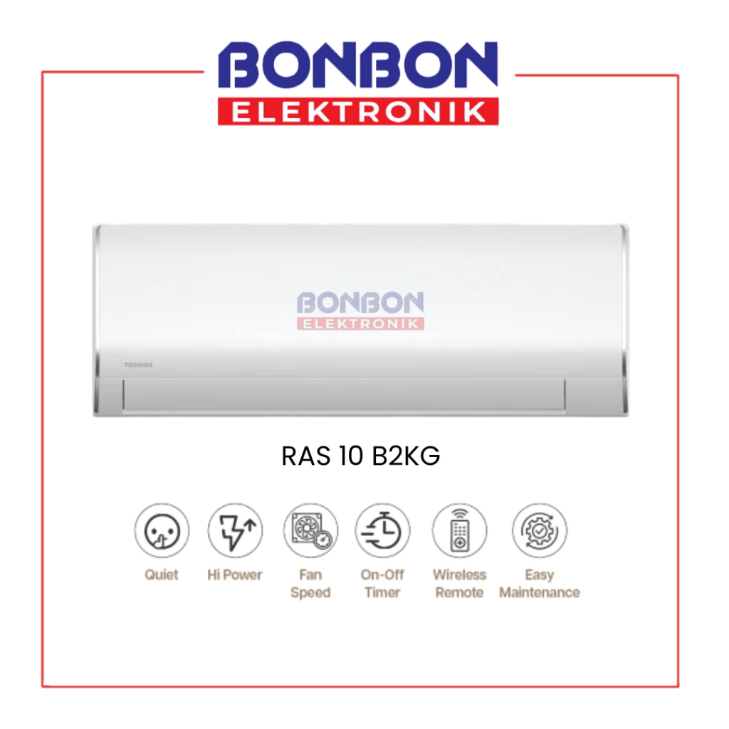 Toshiba AC 1PK RAS 10B2AG - Turbo Cooling - Sleep Mode RAS10B2AG