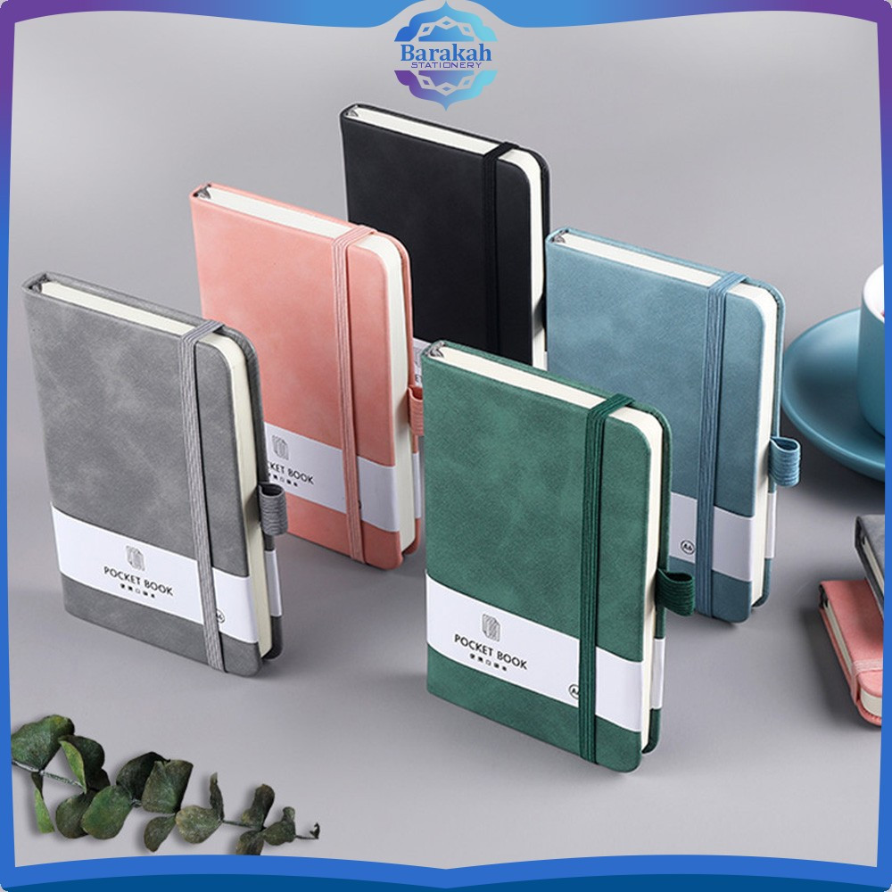 

Buku Catatan Kecil Notebook A6 Portable Mini Pocket Book / Aesthetic Daily Book Buku Tulis Agenda Tali / Notebook Aesthetic Book Barakah Stationery A92