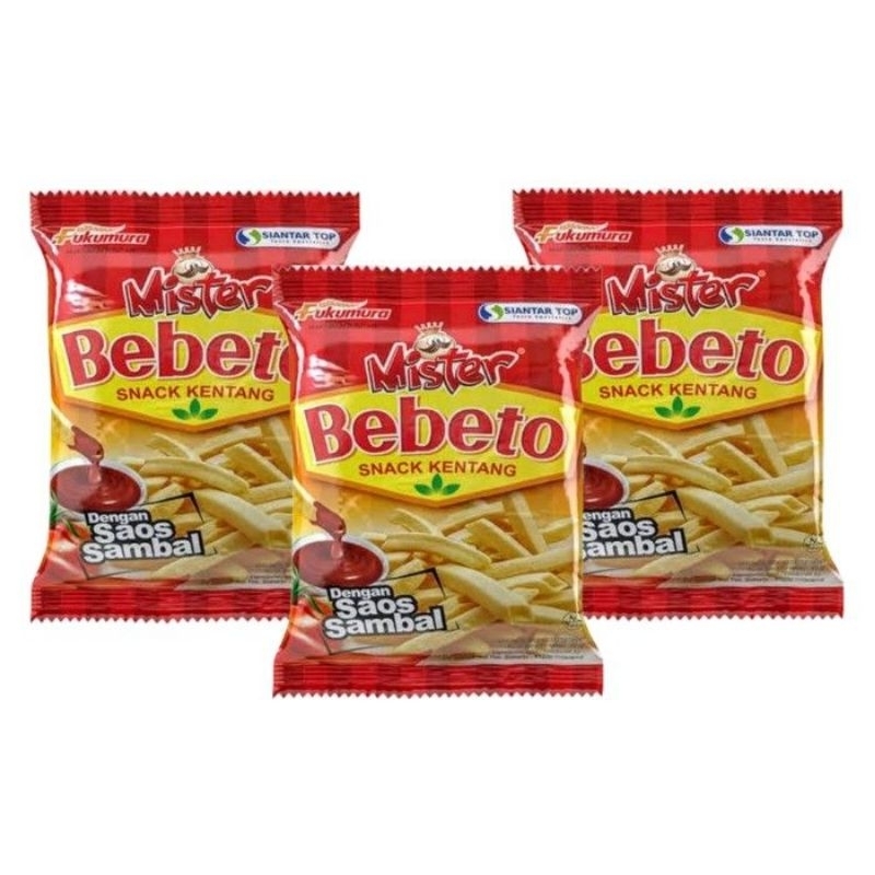 

Fukumura mister Top Bebeto Snack Kentang dengan sambal