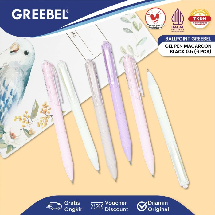 

PENA GREEBEL GELL MACAROON GP-512 (ISI 12)