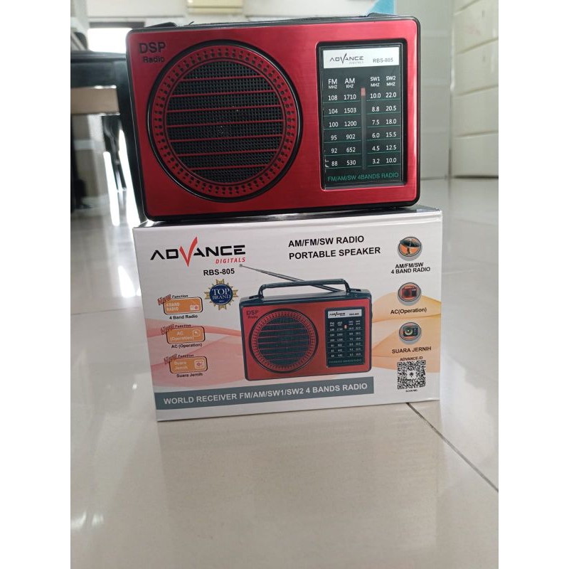 Radio Advance Portable Multifungsi RBS-805