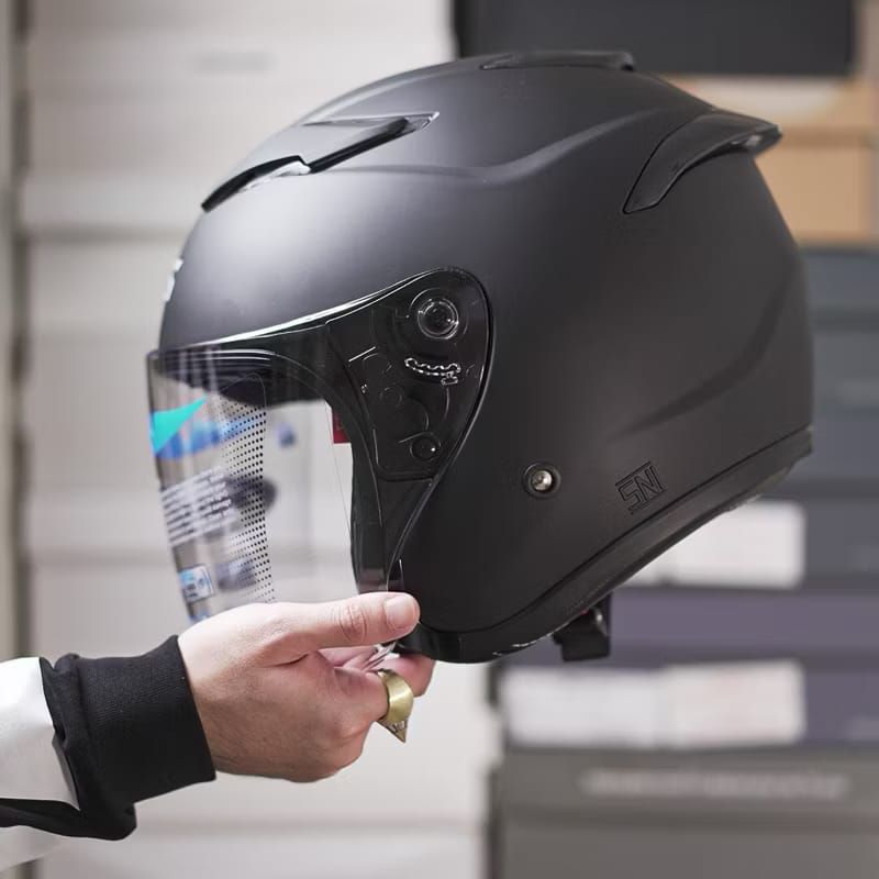 MDS voltus helm half face MDS solid original SNI