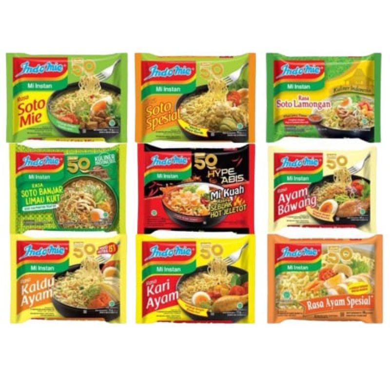 

INDOMIE Goreng dan Kuah Instan