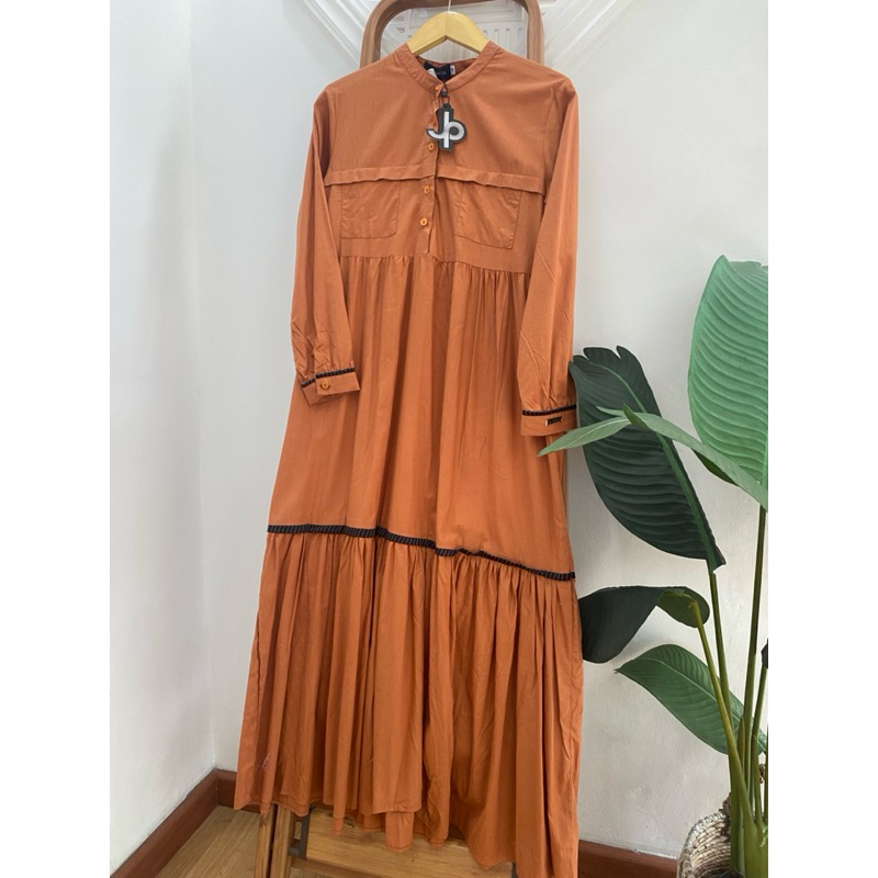 JOURNEY LULA DRESS TERACOTTA