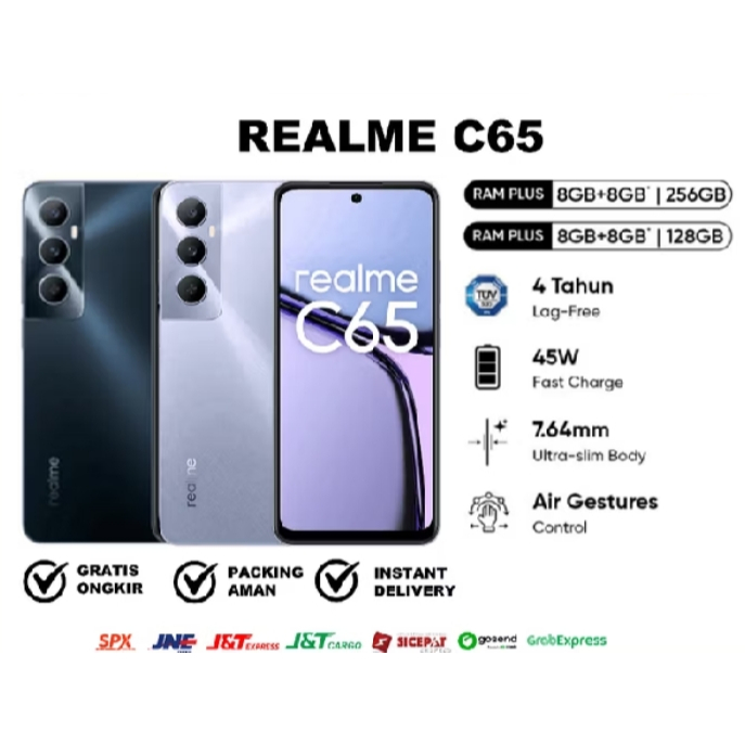 REALME HP SECOND BERKUALITAS C65 8+8/256 GARANSI RESMI REALME INDONESIA HP SECOND BERKUALITAS STOK R