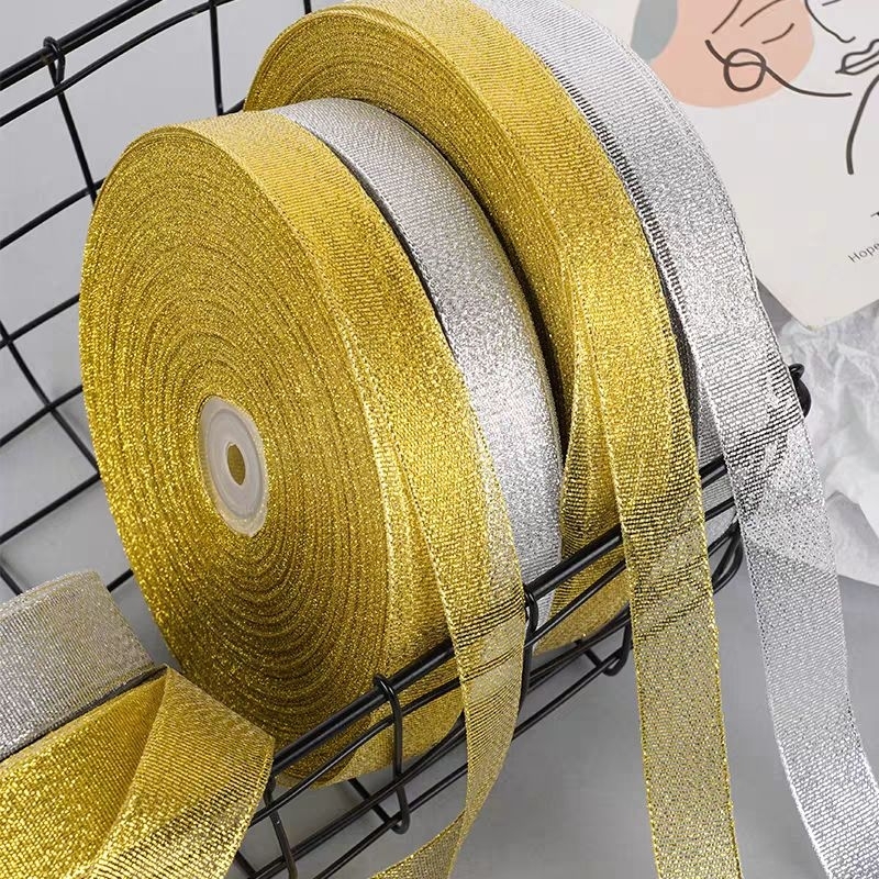 

Pita Metalik Merk Eagle 12mm Gold Silver Harga Per 2 Meter