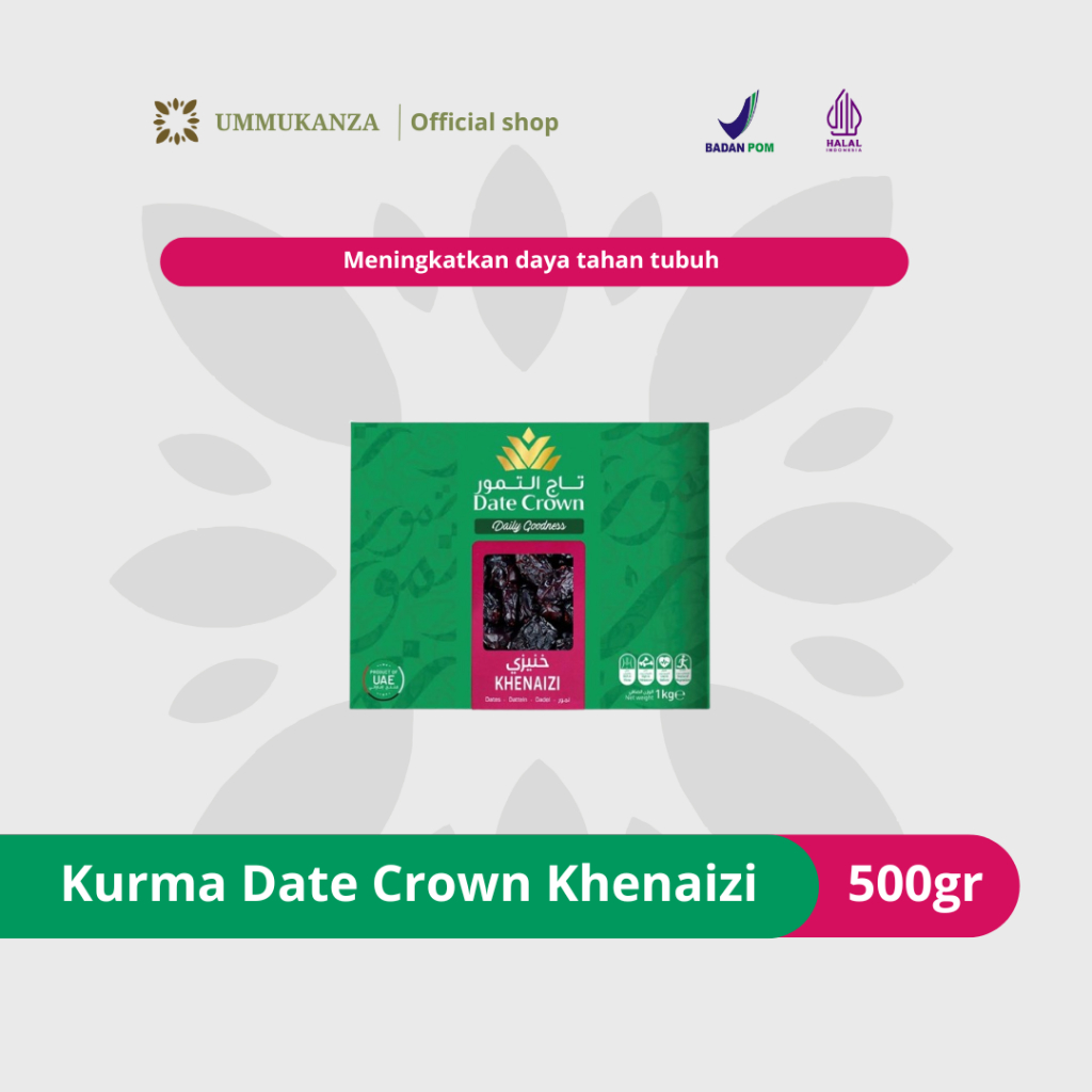 

Date Crown Khenaizi - Kurma Khenaizi Premium - 500gr