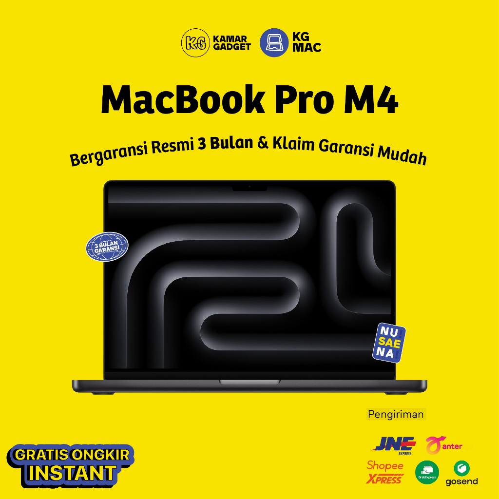 Macbook Pro M4 2024 New Resmi Indonesia - Apple Macbook Pro ( 14 inch, M4 Pro atau M4 Max )