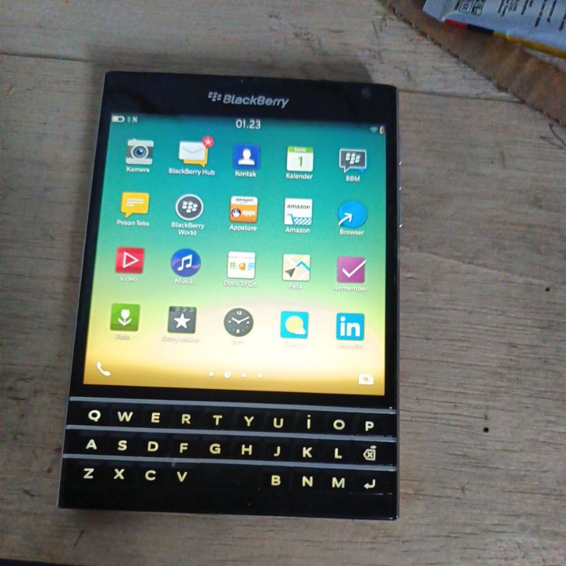 mesin Lcd blackberry passport Q30 hidup tes