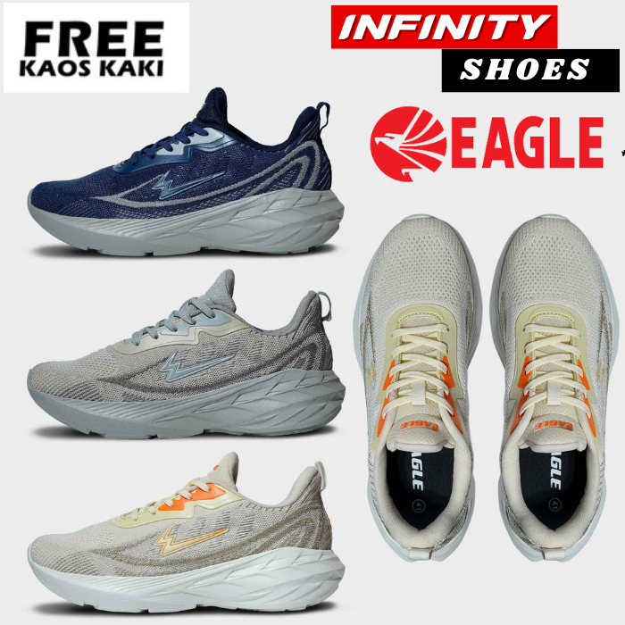 Eagle SOLACE Running Daily Shoes - Sepatu Running Original Eagle