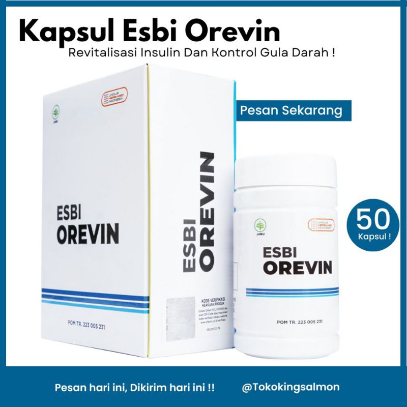 

Obat Herbal ESBI OREVIN Herbamed Atasi Diabetes Kencing Manis Gula