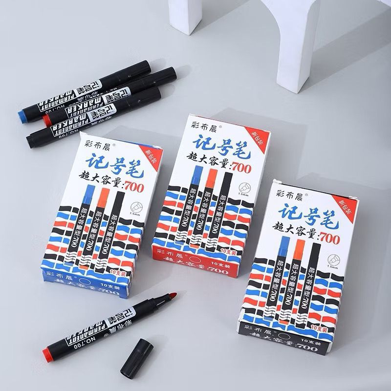 

￼Spidol Permanent Spidol warna Hitam Biru Merah Tahan Air