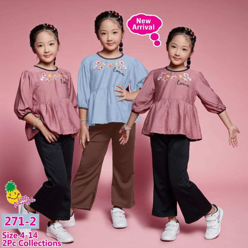 setelan anak perempuan LITTLE PINEAPPLE