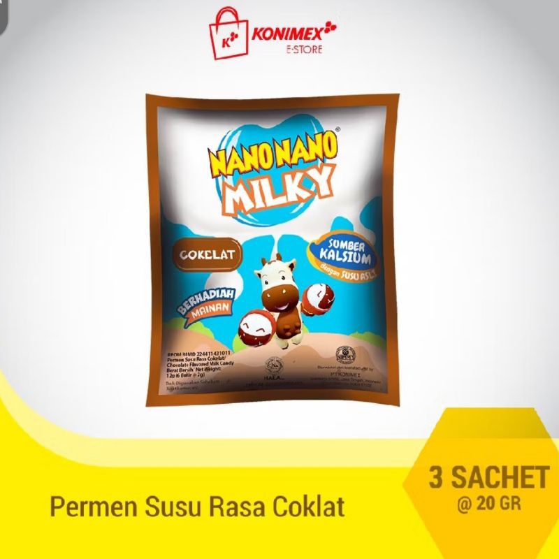 

NANONANO MILKY COKLAT 3pcs