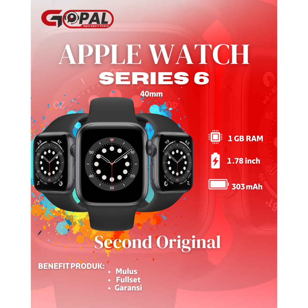 GOPAL - iWatch Series 6 40mm Original Second Mulus Like New