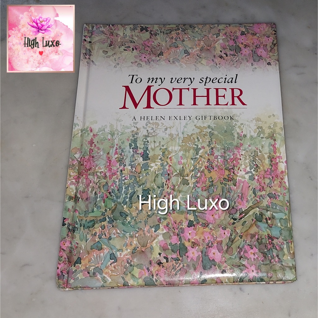 Buku To My Very Special Mother A Helen Exley Giftbook Hard Cover Hardcover Book Impor Import English