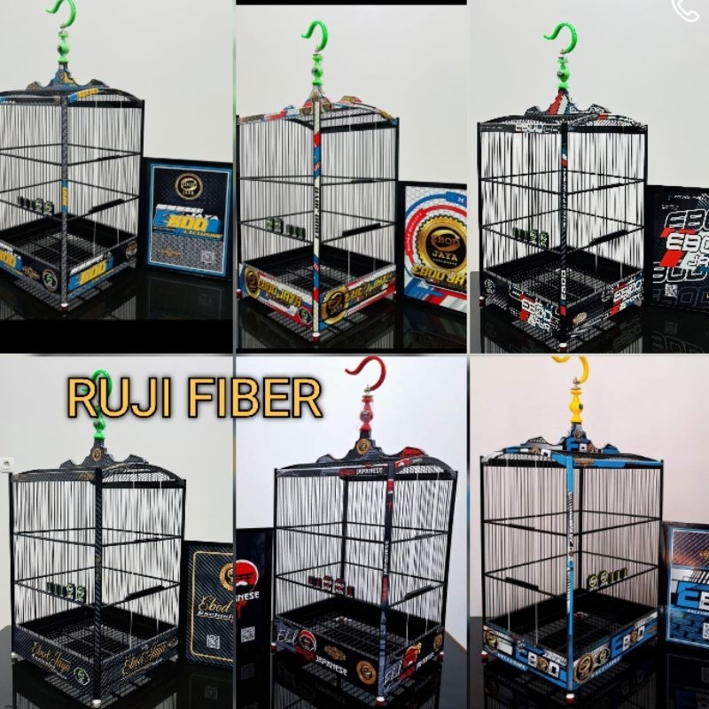 SANGKAR KOTAK EBOD JAYA RUJI FIBER NO 2//FULL AKSESORIS