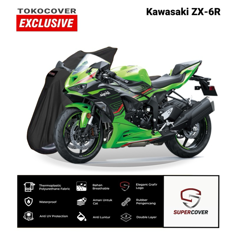 Cover Motor Sarung Motor ZX6R Kawasaki