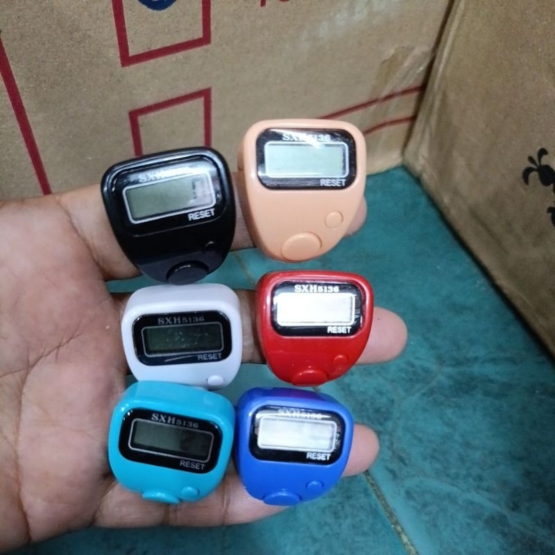 CINCIN TASBIH DIGITAL KECIL / PENGHITUNG DZIKIR DIGITAL