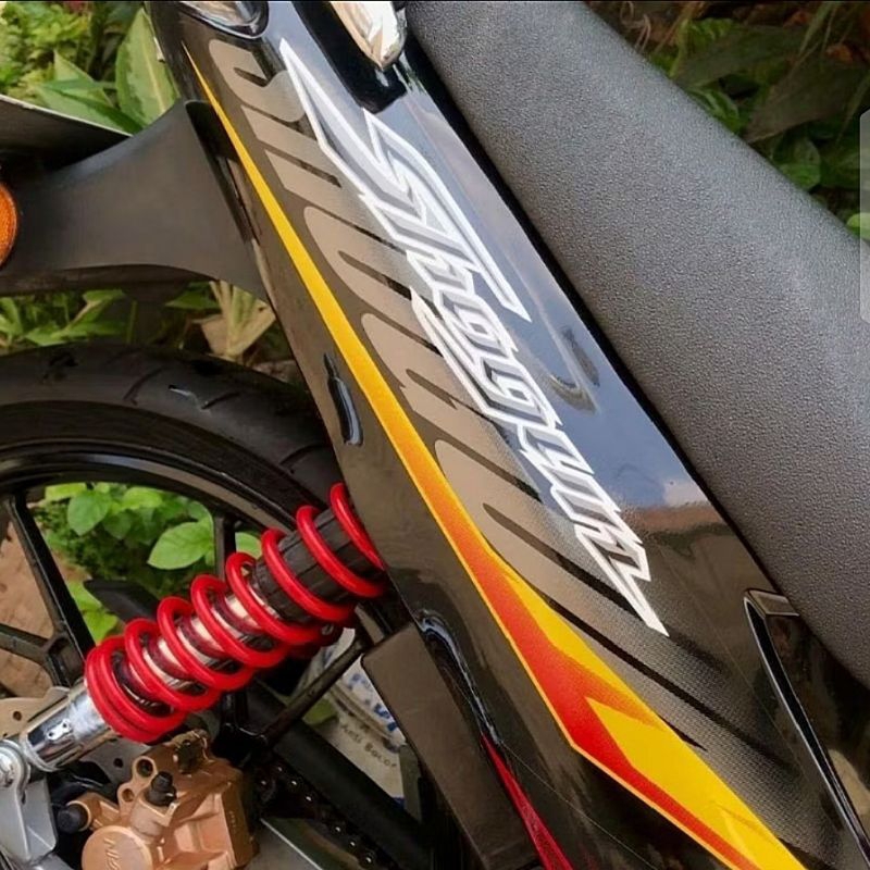 STRIPING STICKER LIS STANDARD ORI SUZUKI SHOGUN 125 SP MERAH 2006 2007